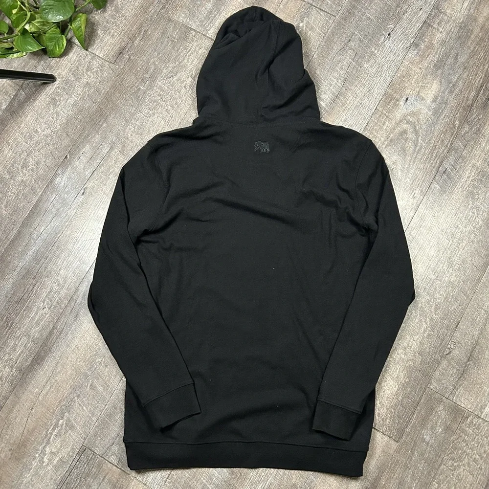 The Normal Brand Hoodie Mens Large Black Puremeso Pullover Long Sleeve New